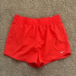 Girls Nike One Coral Loose Fit Training Shorts Size XL